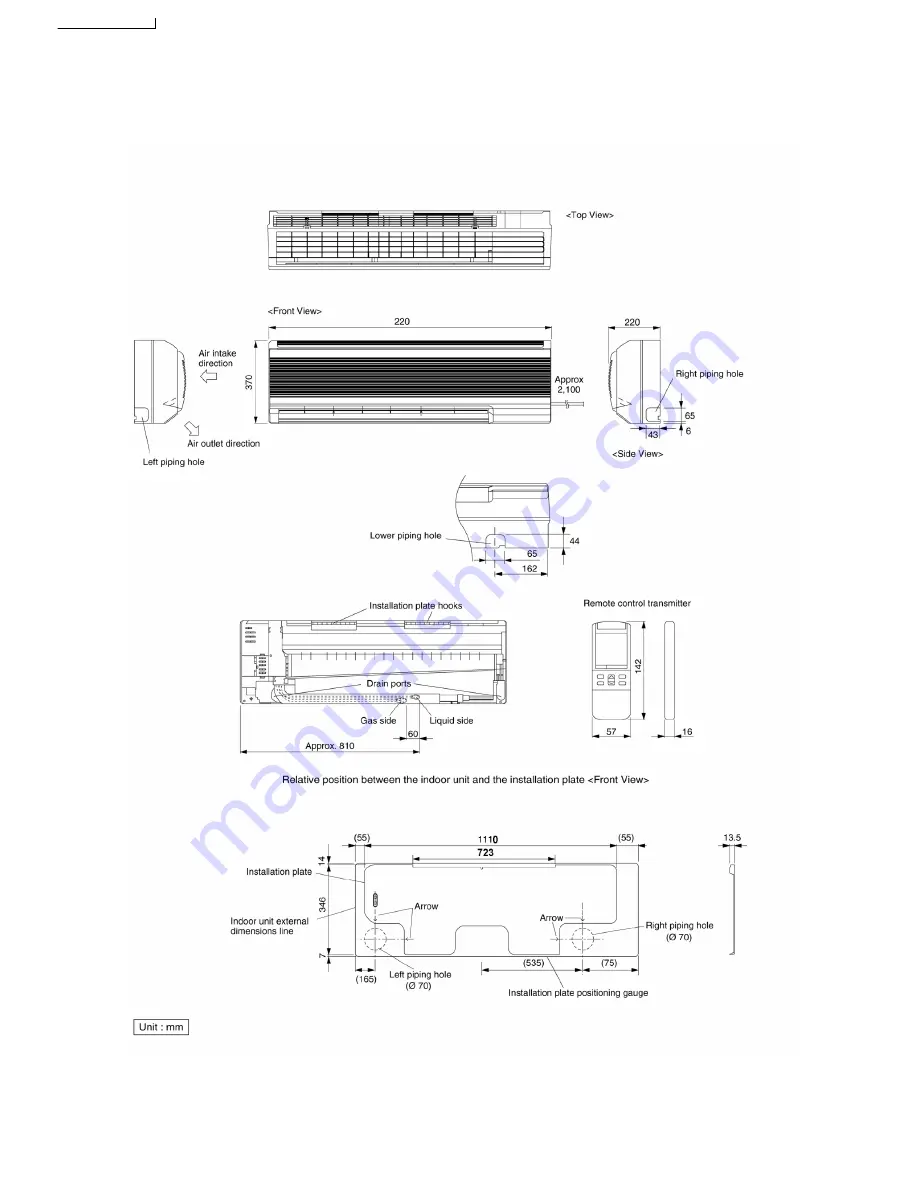 Panasonic CS-A28BKP5 Service Manual Download Page 8