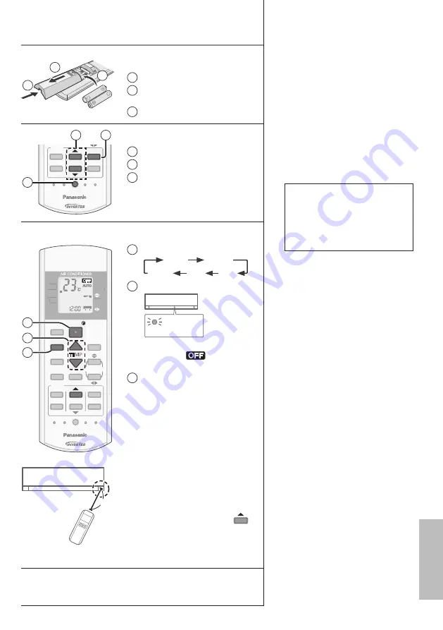 Panasonic CS-AE9PKE Operating Instructions Manual Download Page 43