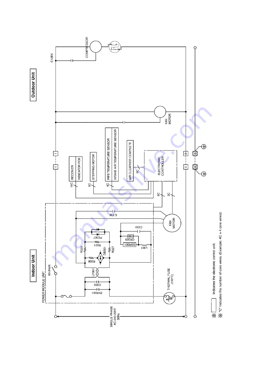 Panasonic CS-C12EKF Service Manual Download Page 12