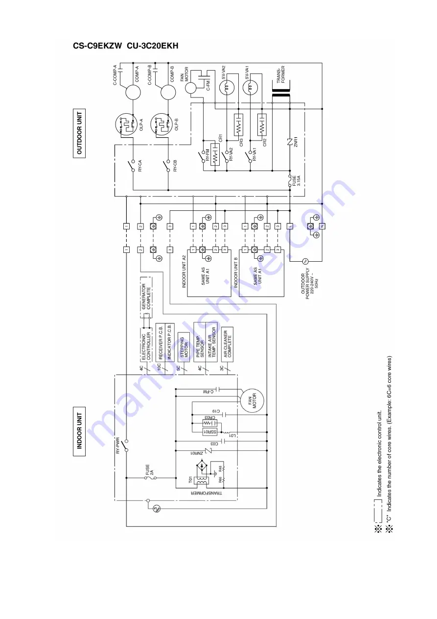 Panasonic CS-C9EKZW Service Manual Download Page 15