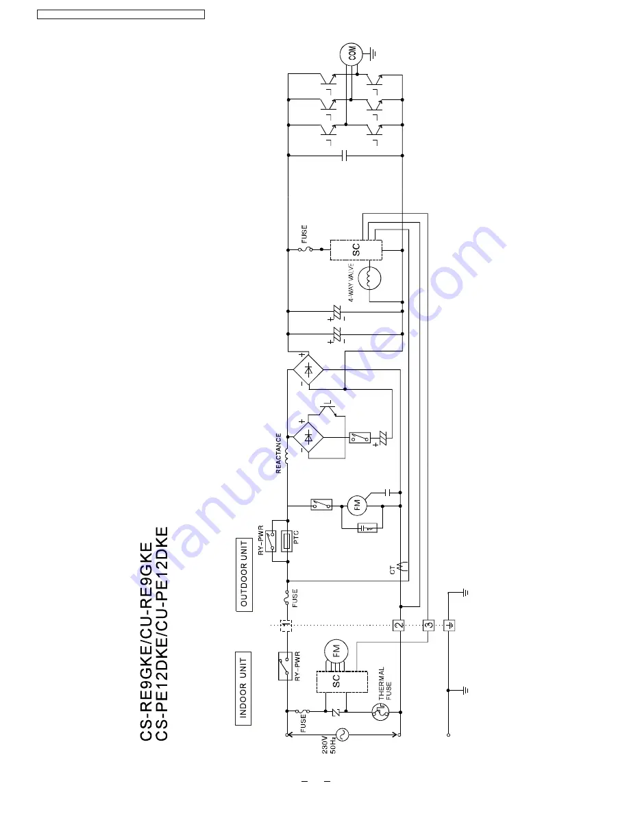 Panasonic CS/CU-RE12GKE Скачать руководство пользователя страница 12