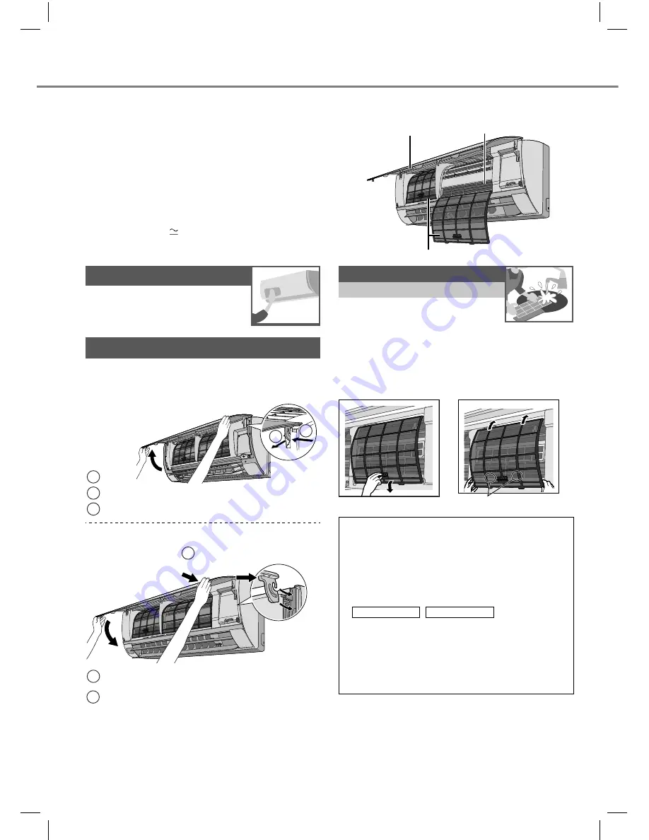 Panasonic CS-CZ12SKE Operating Instructions Manual Download Page 40