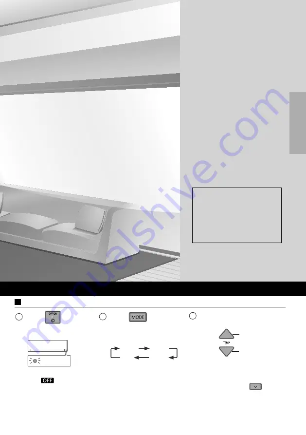 Panasonic CS-DZ25VKE Operating Instructions Manual Download Page 3