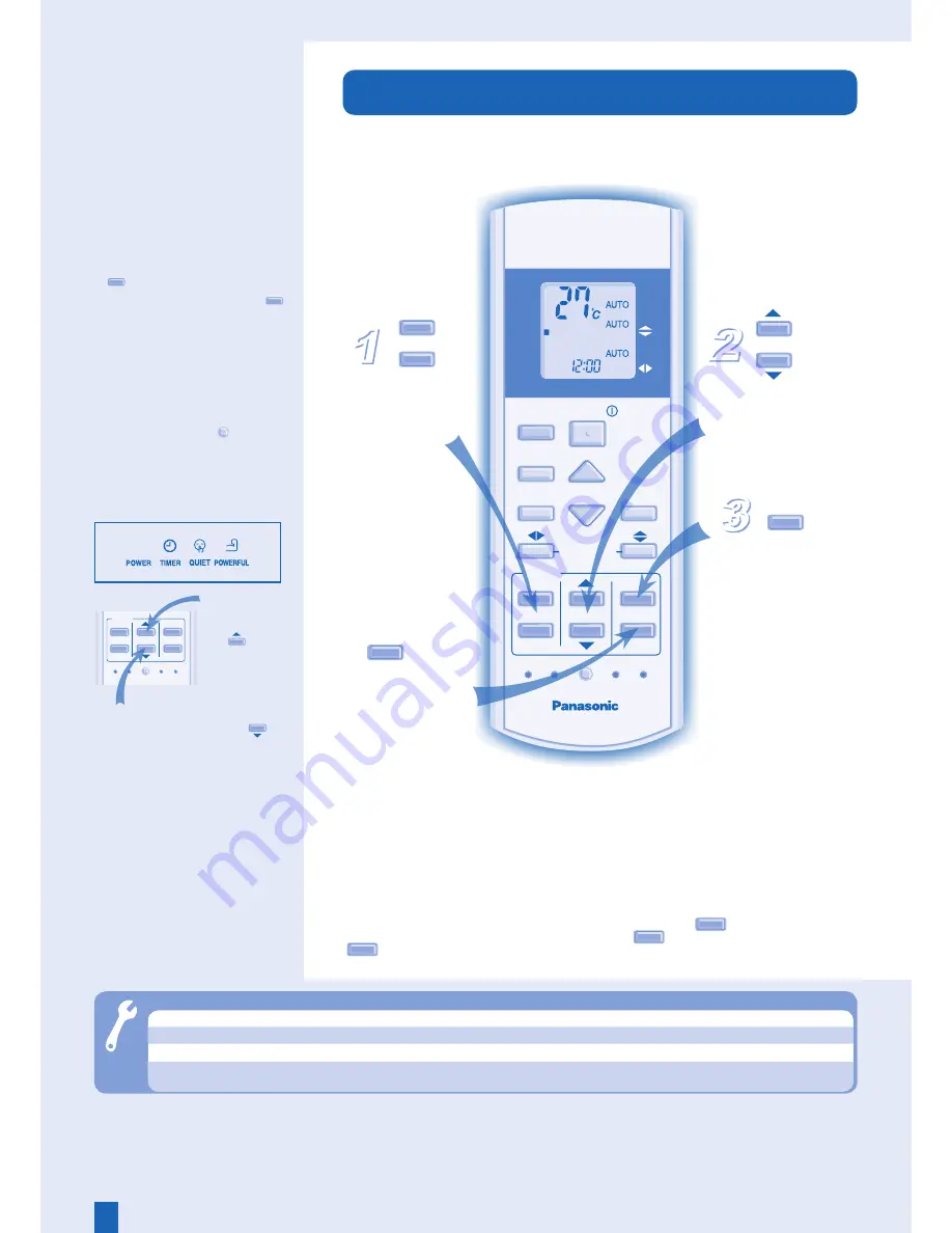 Panasonic CS-E12EKK Скачать руководство пользователя страница 8