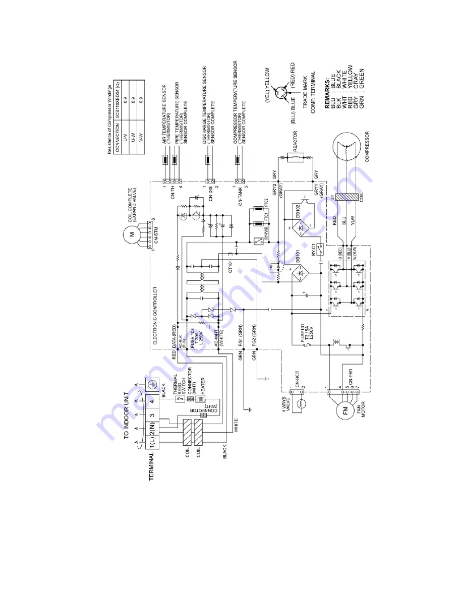 Panasonic CS-E12HKEA Service Manual Download Page 15