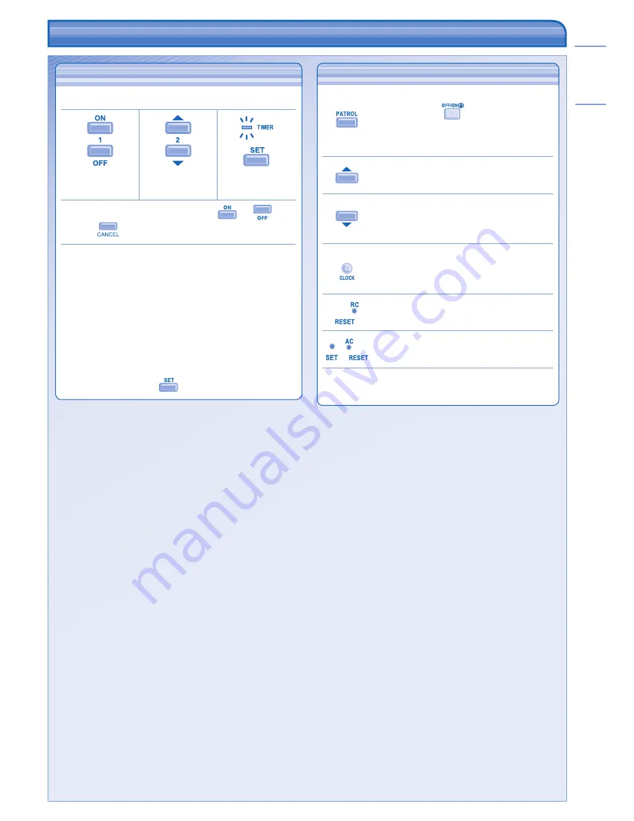 Panasonic CS-E12JKEW Operating Instructions Manual Download Page 7