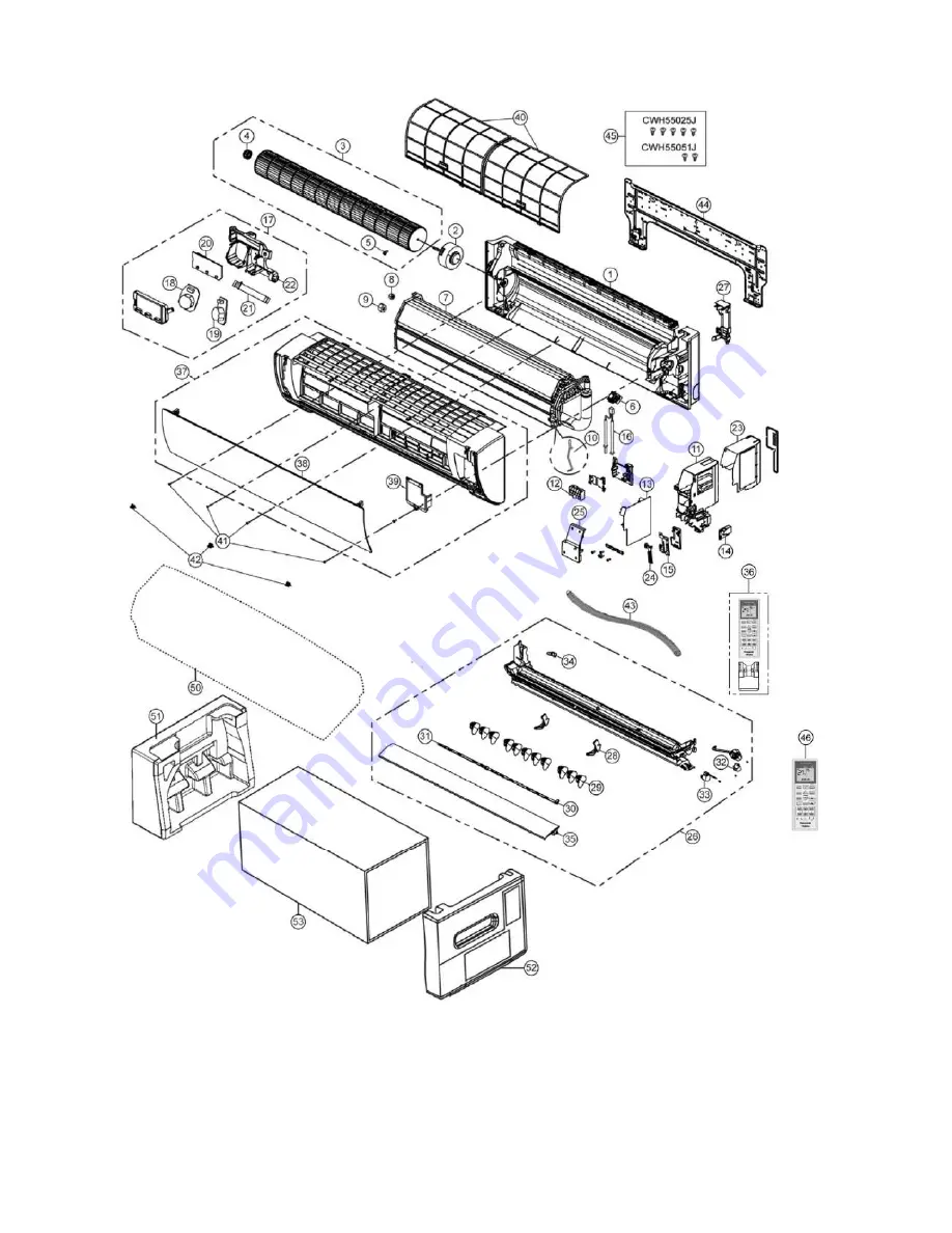 Panasonic CS-E12NKR Service Manual Download Page 188