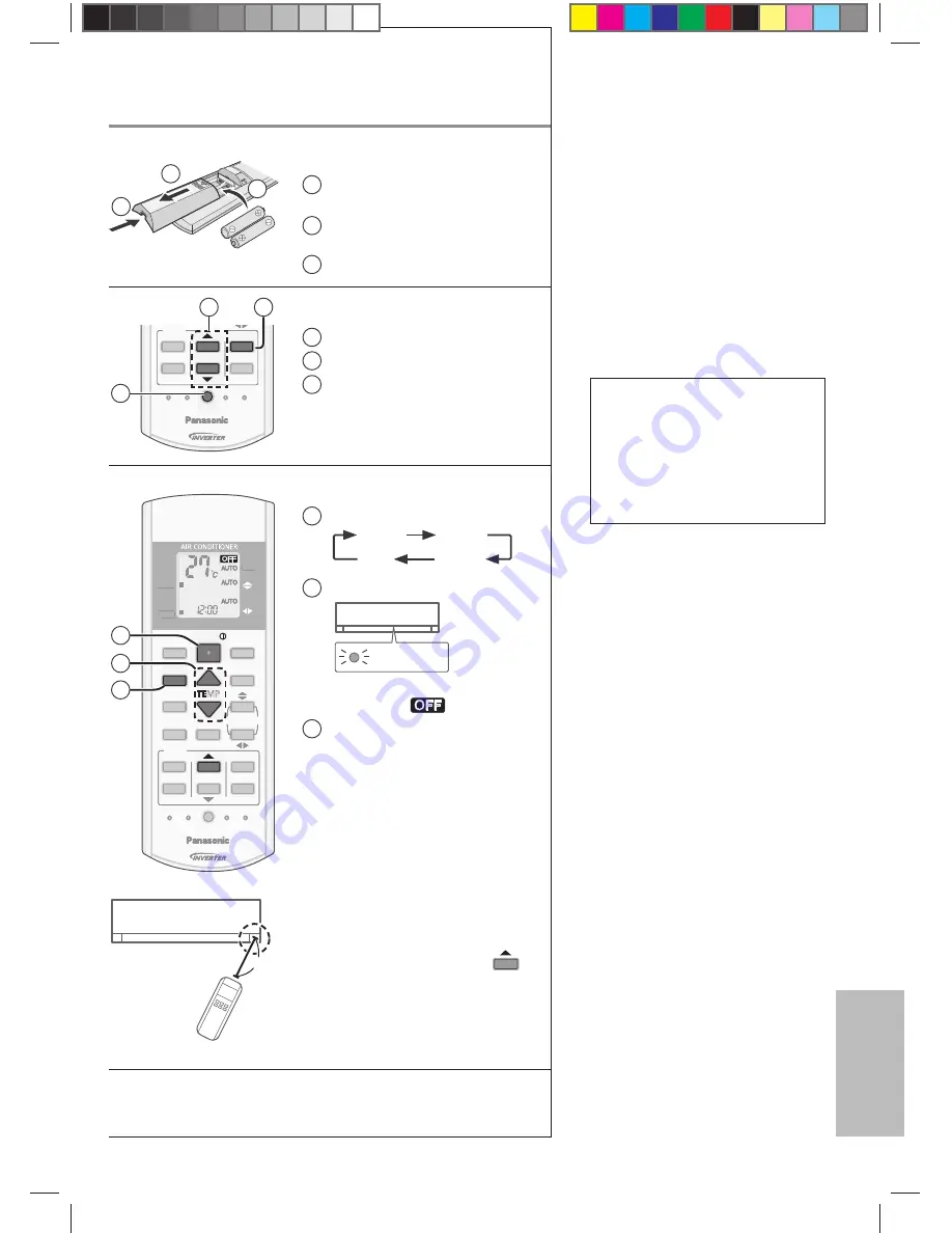 Panasonic CS-E12PKA Скачать руководство пользователя страница 13