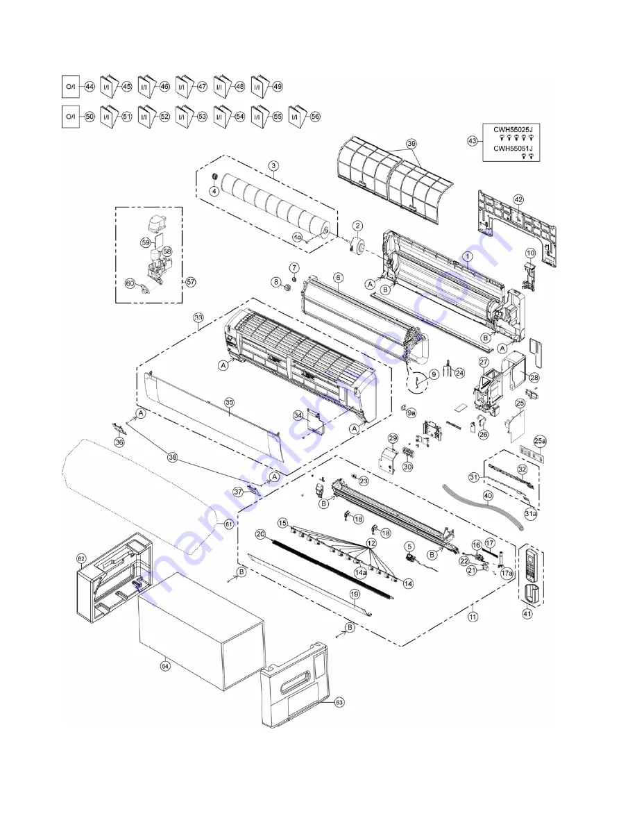 Panasonic CS-E12PKEW Service Manual Download Page 192