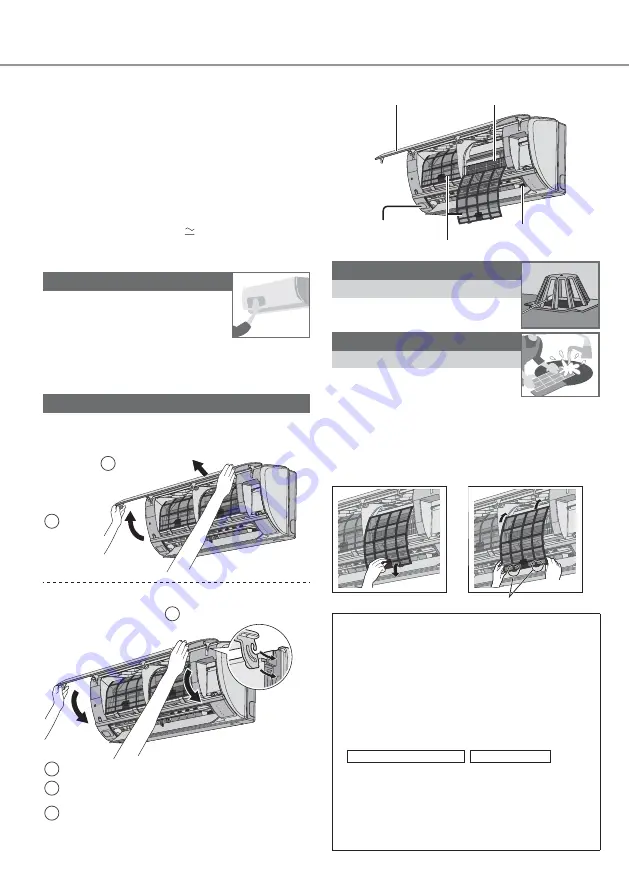 Panasonic CS-E12RKDW Operating Instructions Manual Download Page 36