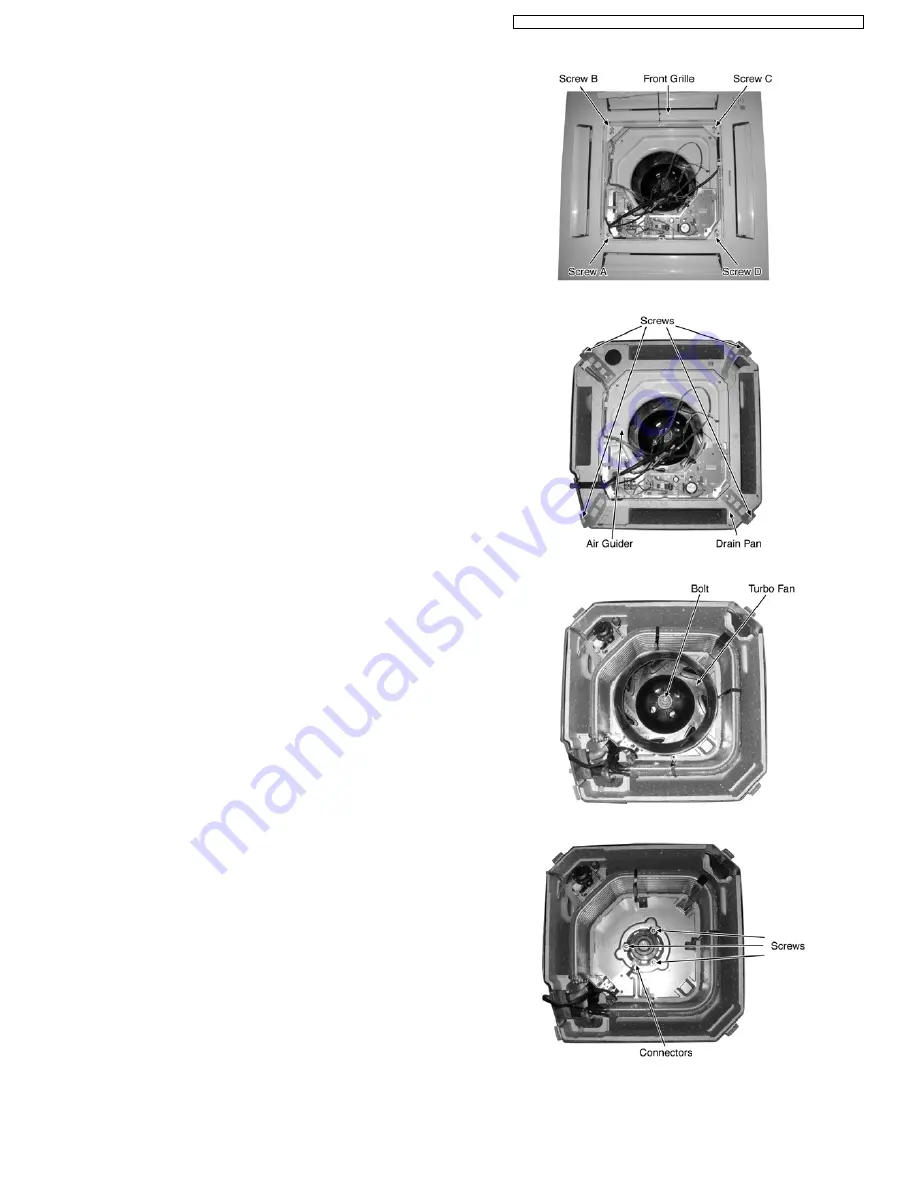 Panasonic CS-E15DB4EW Service Manual Download Page 73