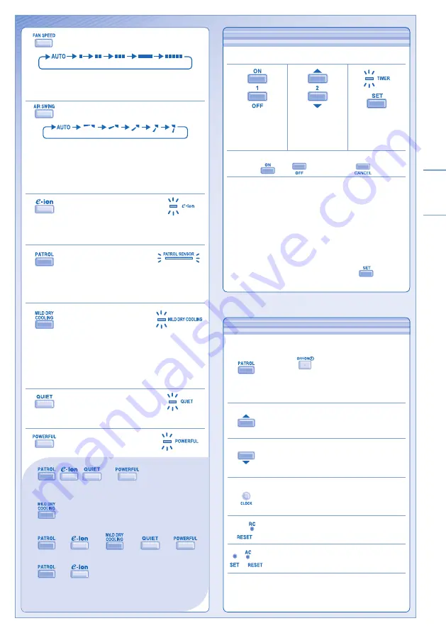 Panasonic CS-E15JKE-3 Operating Instructions Manual Download Page 23