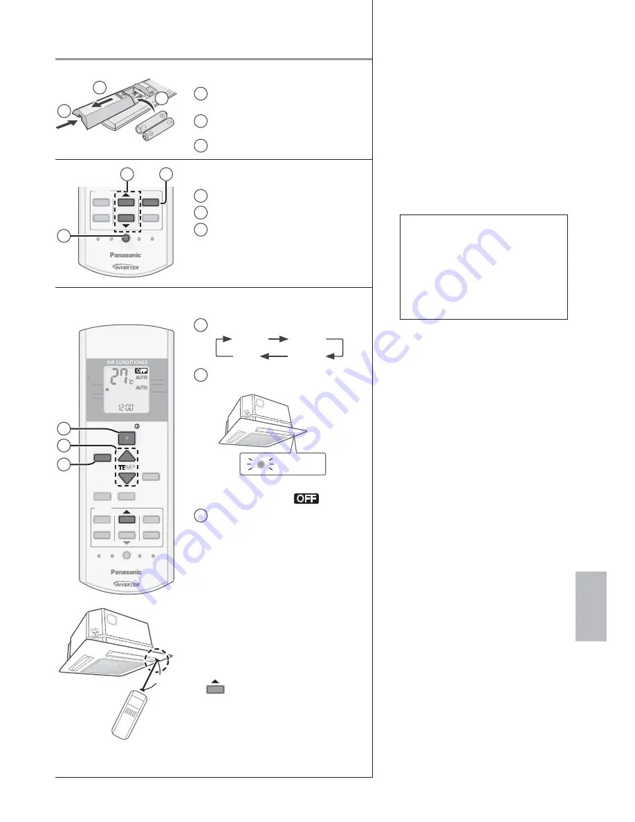 Panasonic CS-E18RB4EAW Operating Instructions Manual Download Page 51