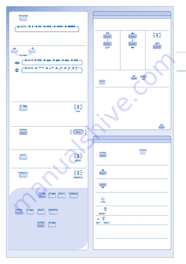 Panasonic CS-E21HKES Operating Instructions Manual Download Page 17