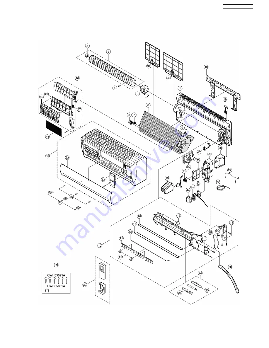 Panasonic CS-E24DKE Service Manual Download Page 79