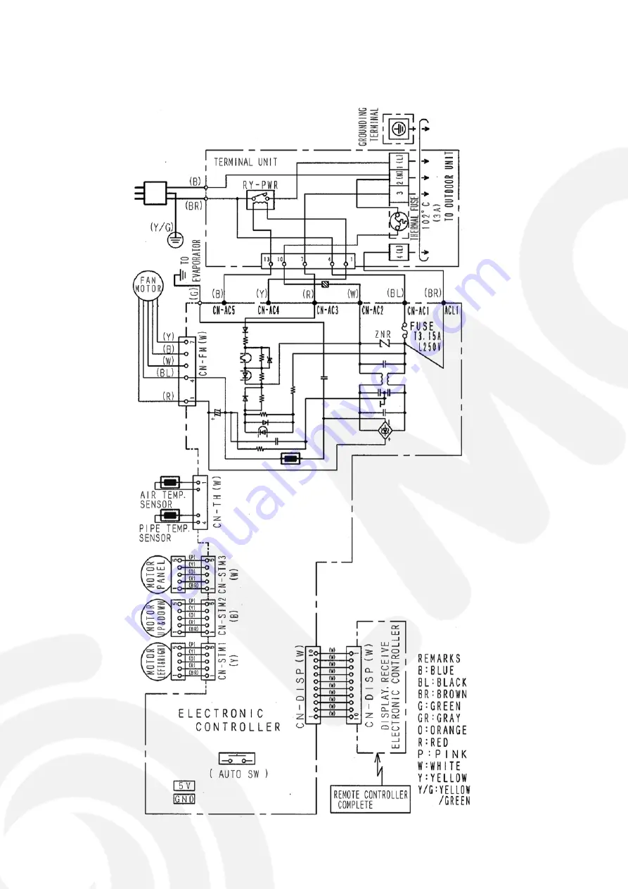 Panasonic CS-HE12GKE Service Manual Download Page 14