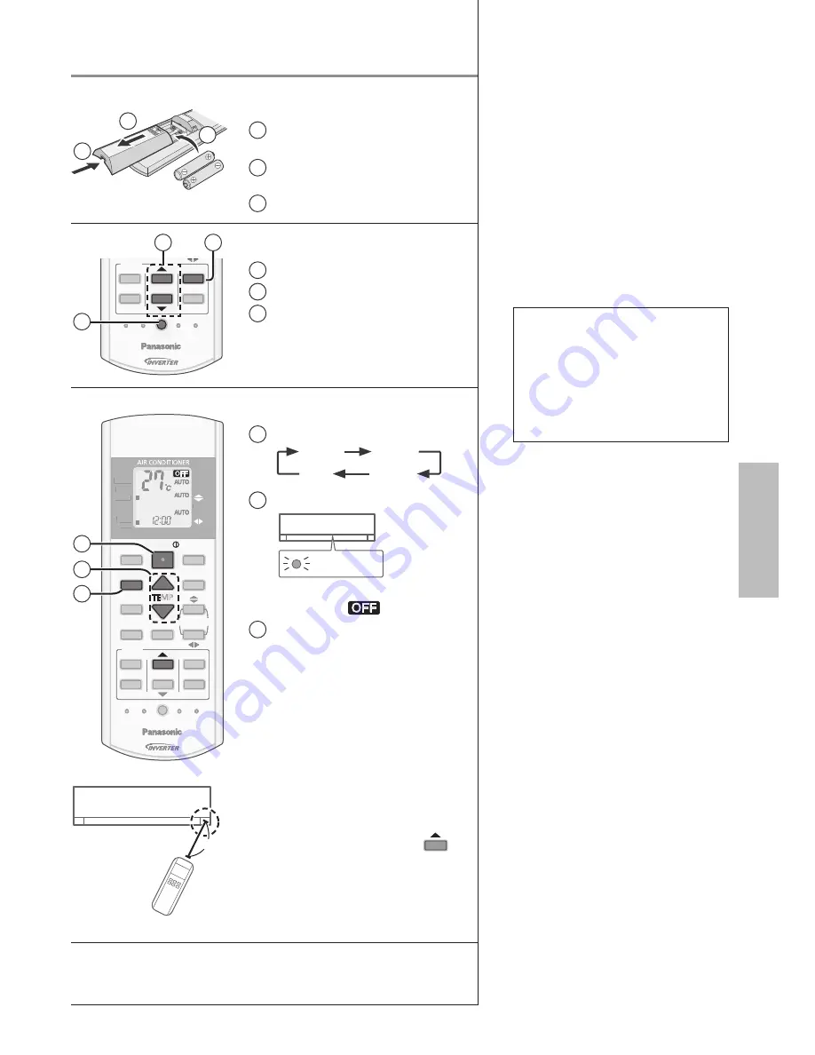 Panasonic CS-HE12PKD Скачать руководство пользователя страница 3