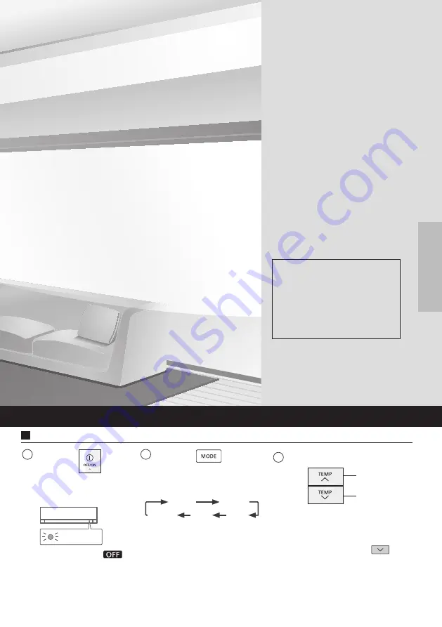 Panasonic CS-HZ25WKE Operating Instructions Manual Download Page 25