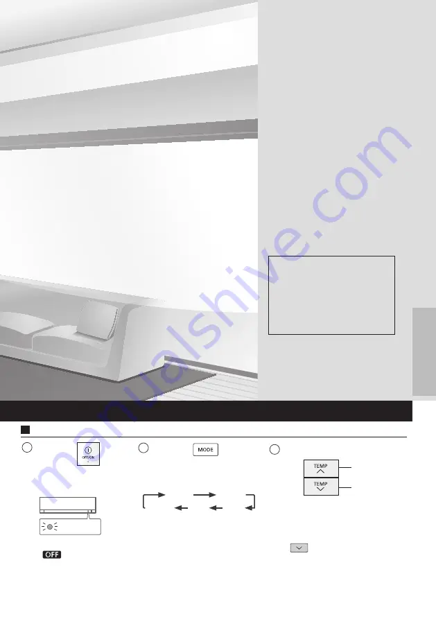 Panasonic CS-HZ25WKE Operating Instructions Manual Download Page 47