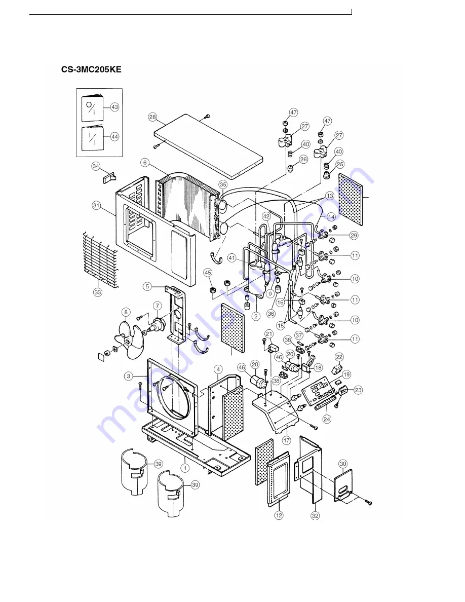 Panasonic CS-MC125KE Service Manual Download Page 112