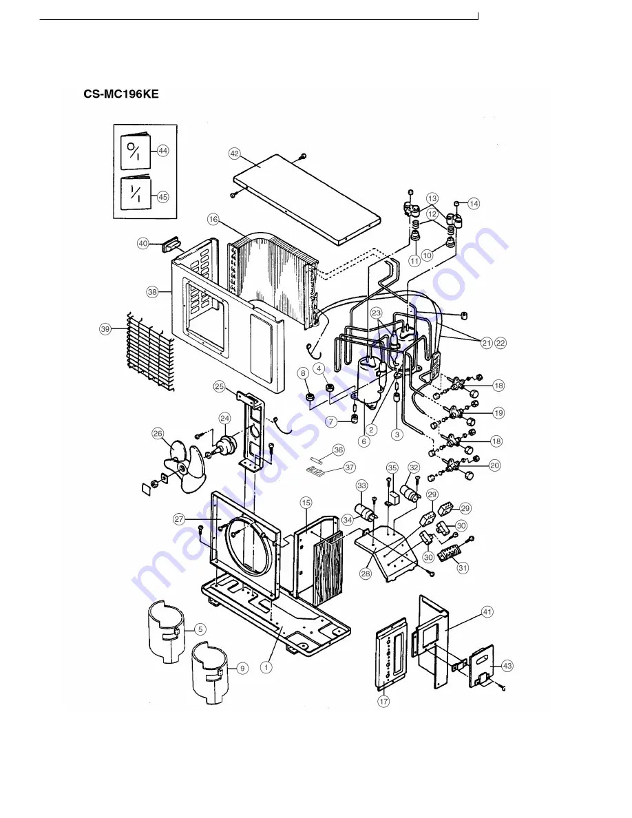 Panasonic CS-MC125KE Service Manual Download Page 116