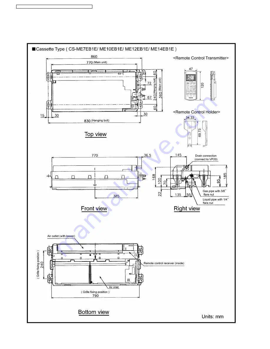 Panasonic CS-ME10EB1E Скачать руководство пользователя страница 10