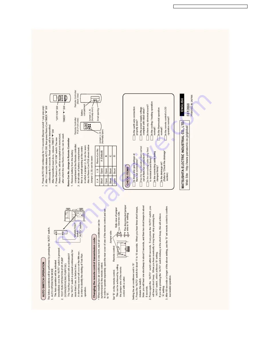 Panasonic CS-ME10EB1E Скачать руководство пользователя страница 35