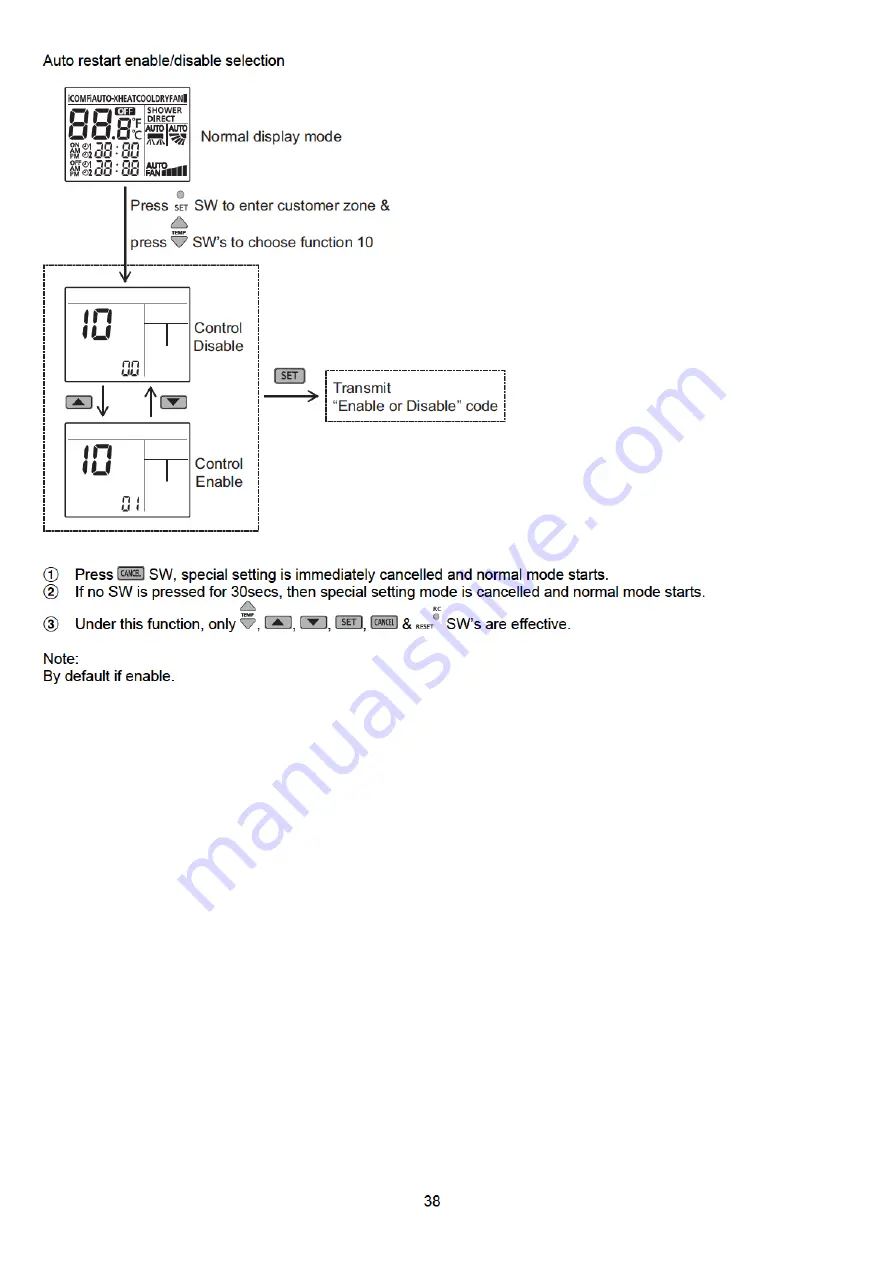 Panasonic CS-ME5SD3UA Service Manual Download Page 38