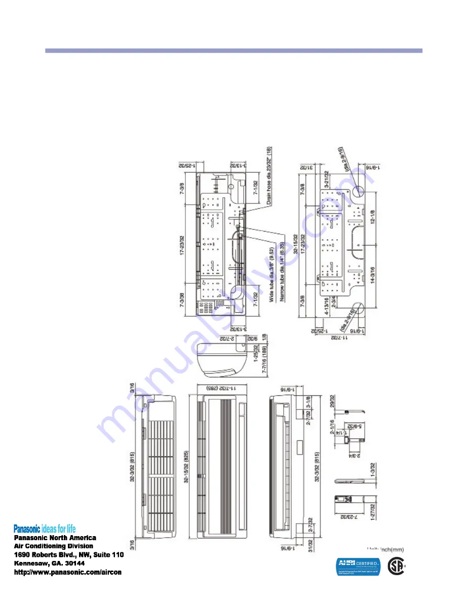 Panasonic CS-MKS12NKU Скачать руководство пользователя страница 2