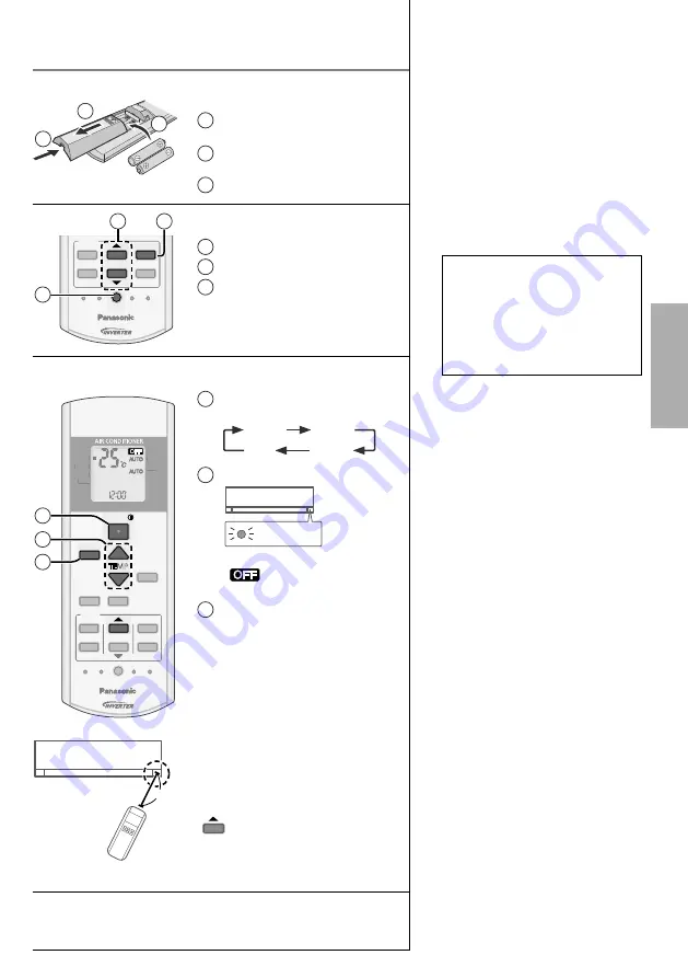 Panasonic CS-MRE5SKE Скачать руководство пользователя страница 11