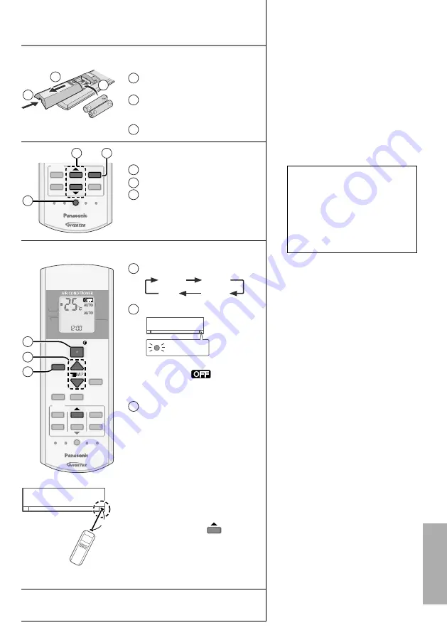 Panasonic CS-MRE5SKE Скачать руководство пользователя страница 43