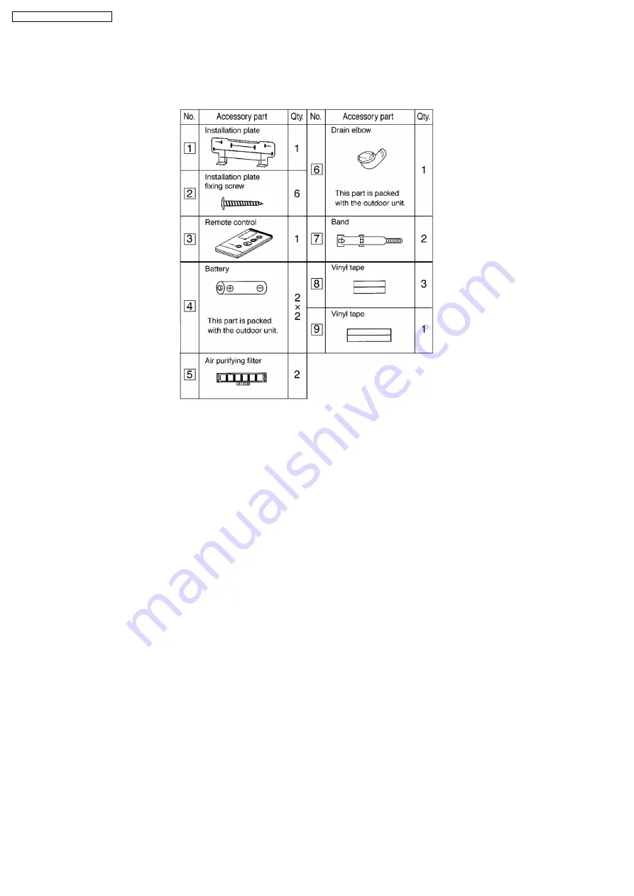 Panasonic CS-MVG103KE Service Manual Download Page 52