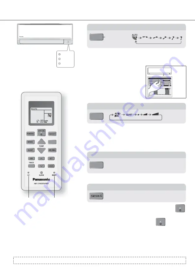 Panasonic CS-N12WKH-8 Скачать руководство пользователя страница 12