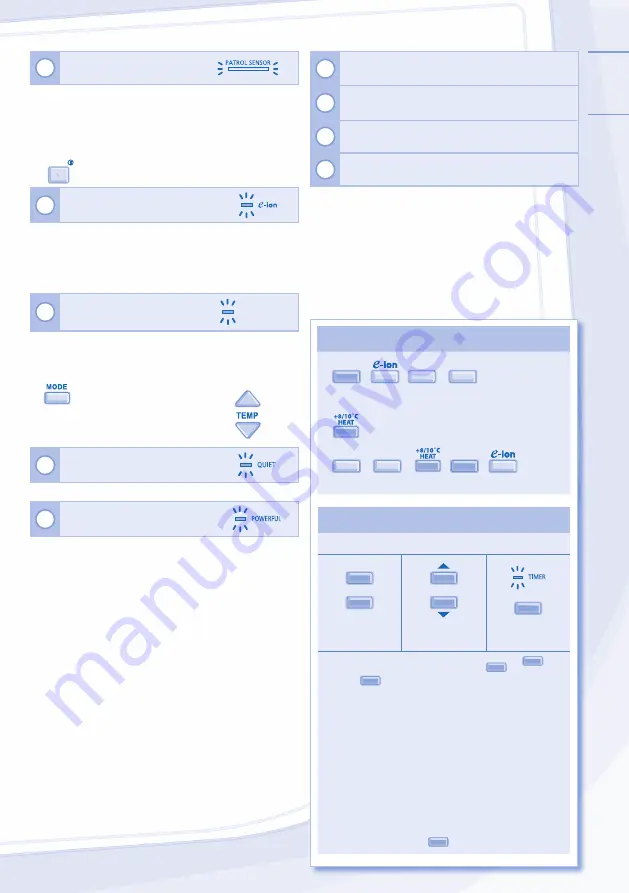 Panasonic CS-NE12JKE-1 Operating Instructions Manual Download Page 5