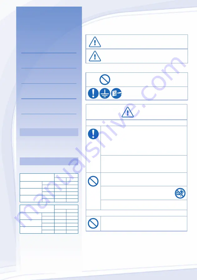 Panasonic CS-NE12JKE-1 Operating Instructions Manual Download Page 8