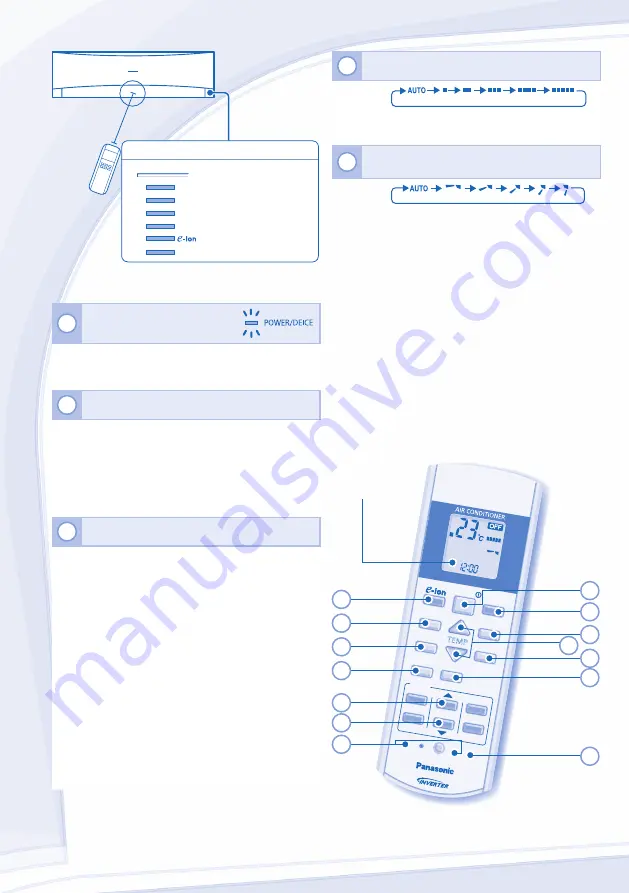 Panasonic CS-NE12JKE-1 Operating Instructions Manual Download Page 16