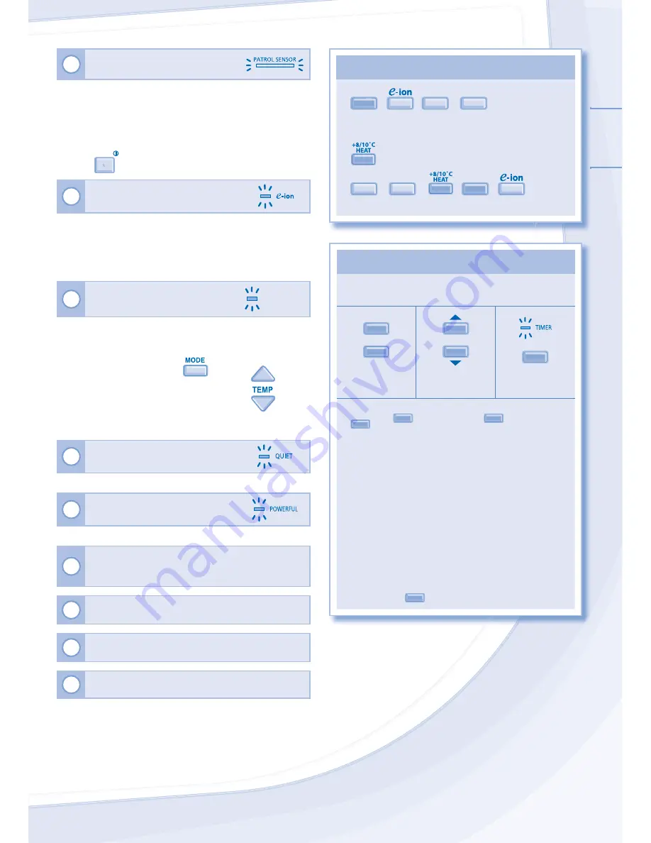 Panasonic CS-NE12MKE Operating Instructions Manual Download Page 13