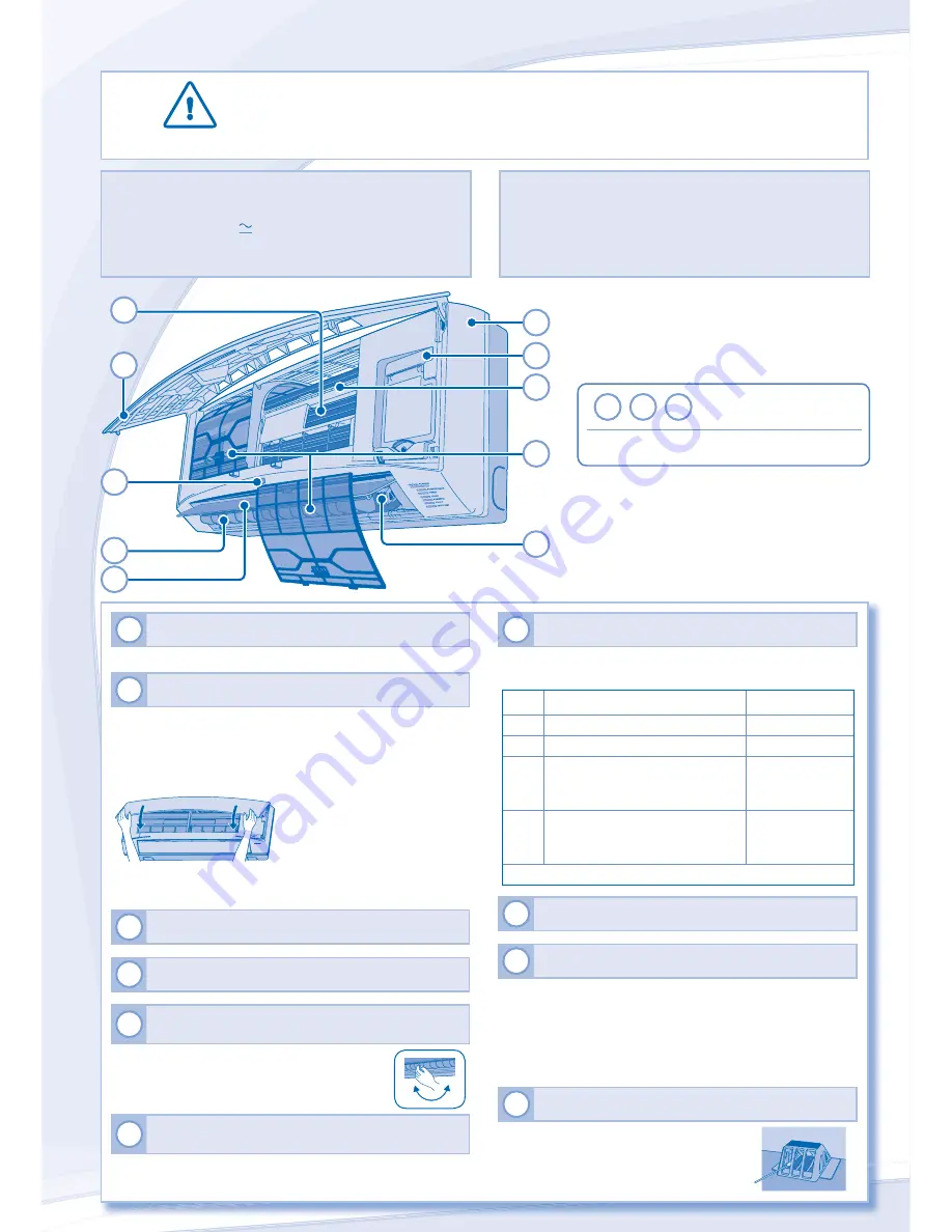 Panasonic CS-NE12MKE Operating Instructions Manual Download Page 14