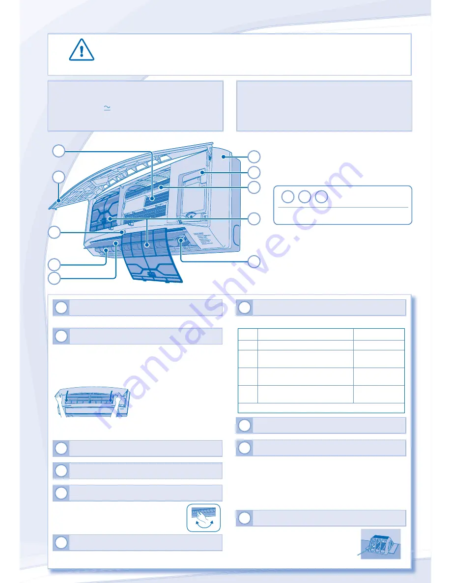 Panasonic CS-NE12MKE Operating Instructions Manual Download Page 20