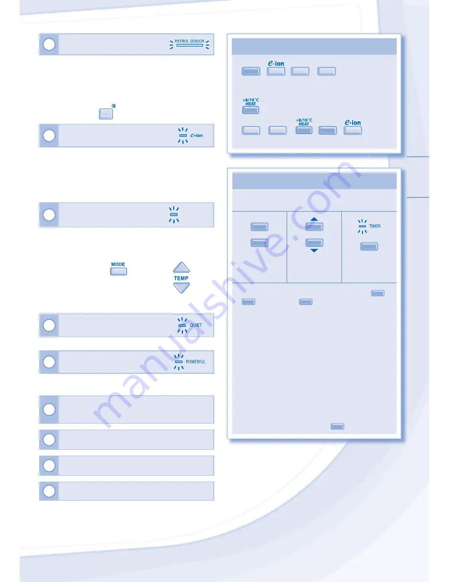 Panasonic CS-NE12MKE Operating Instructions Manual Download Page 25