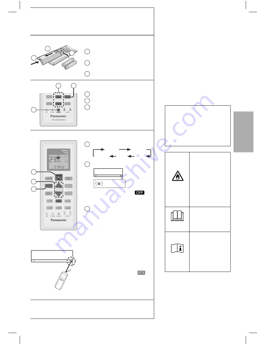 Panasonic CS-NZ12SKE Скачать руководство пользователя страница 3