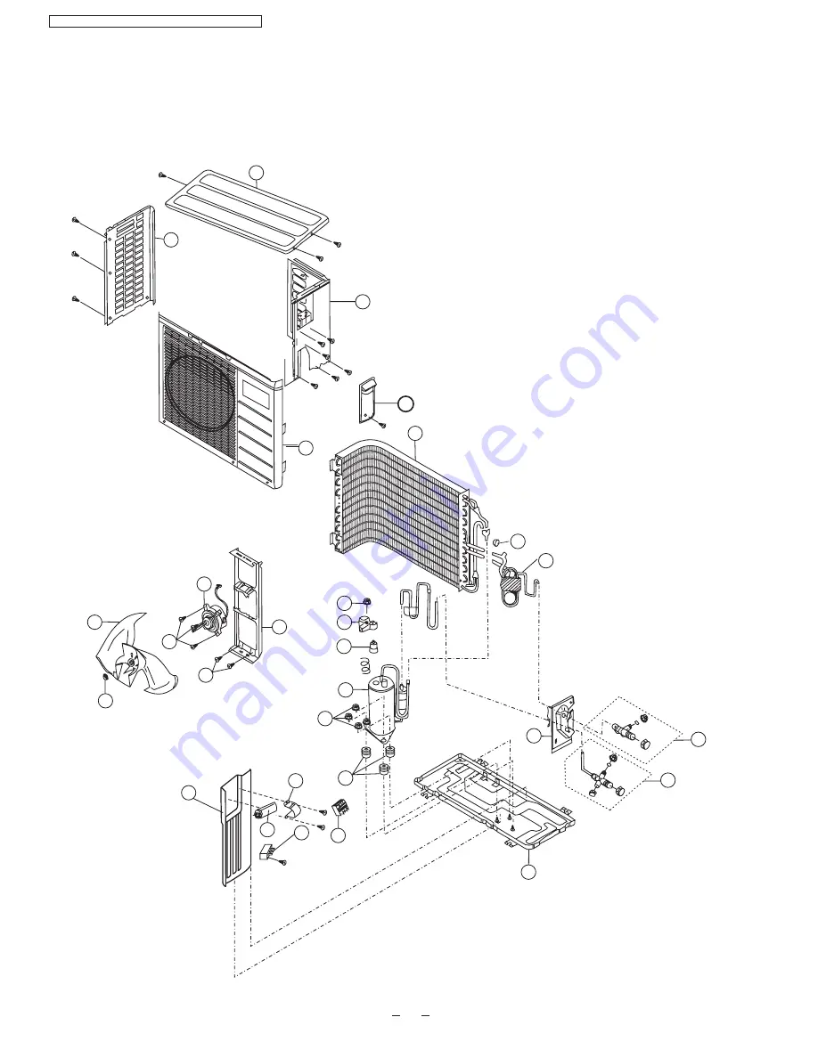 Panasonic CS-PC12DKV Service Manual Download Page 50