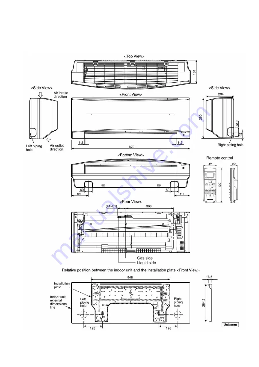 Panasonic CS-PC12KKF Service Manual Download Page 11