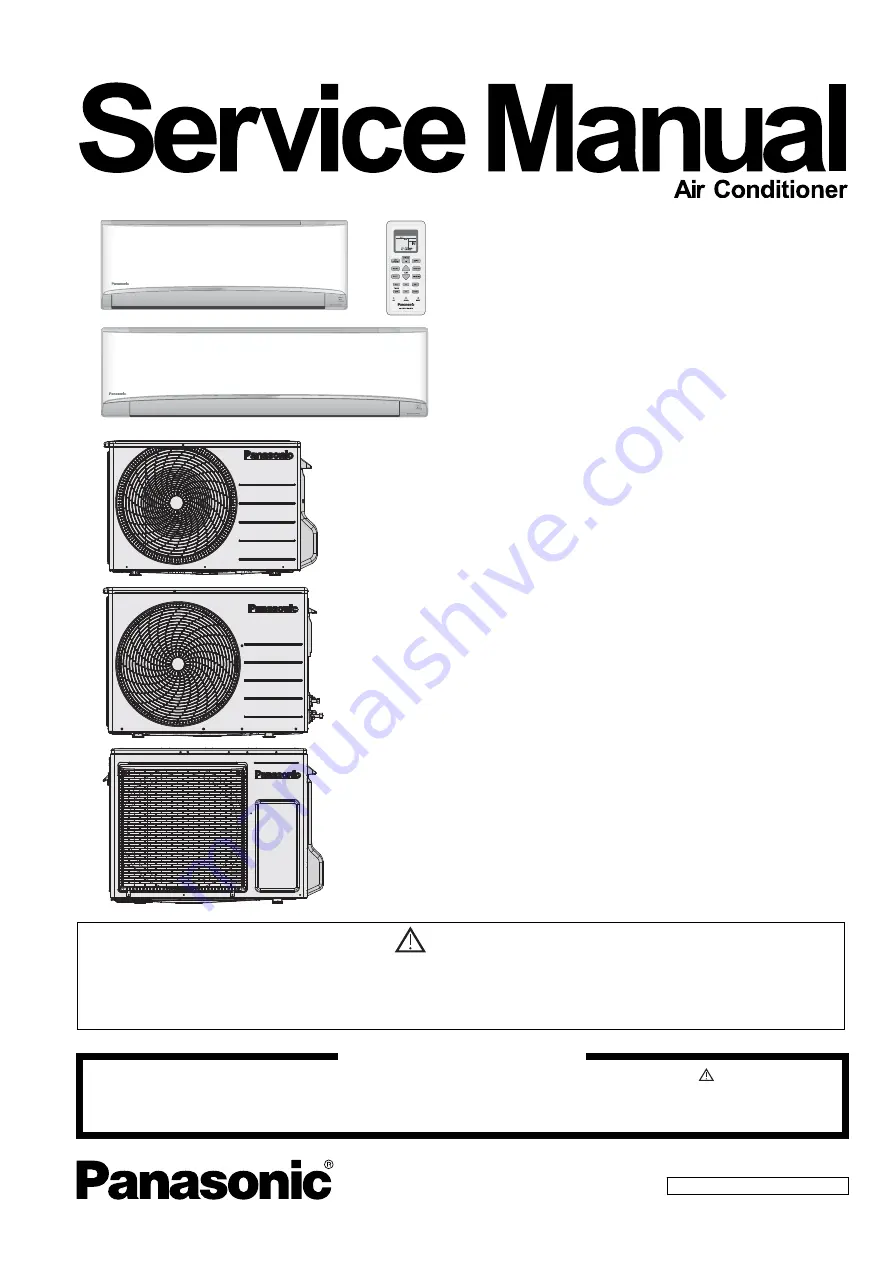 Panasonic CS-PC12TKF Service Manual Download Page 1