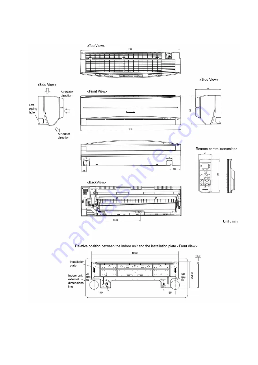 Panasonic CS-PC30JKF-2 Скачать руководство пользователя страница 9