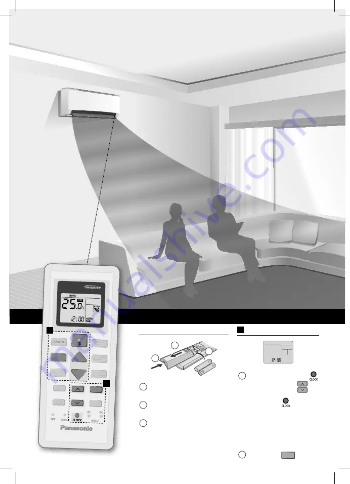 Panasonic CS-PS18VKV-7 Operating Instructions Manual Download Page 2