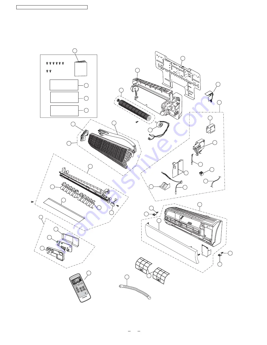 Panasonic CS-PW12DKE Service Manual Download Page 58