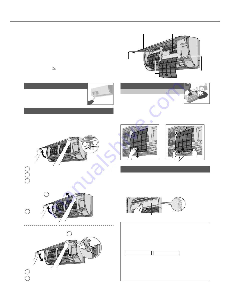 Panasonic CS-PZ12SKE Operating Instructions Manual Download Page 10