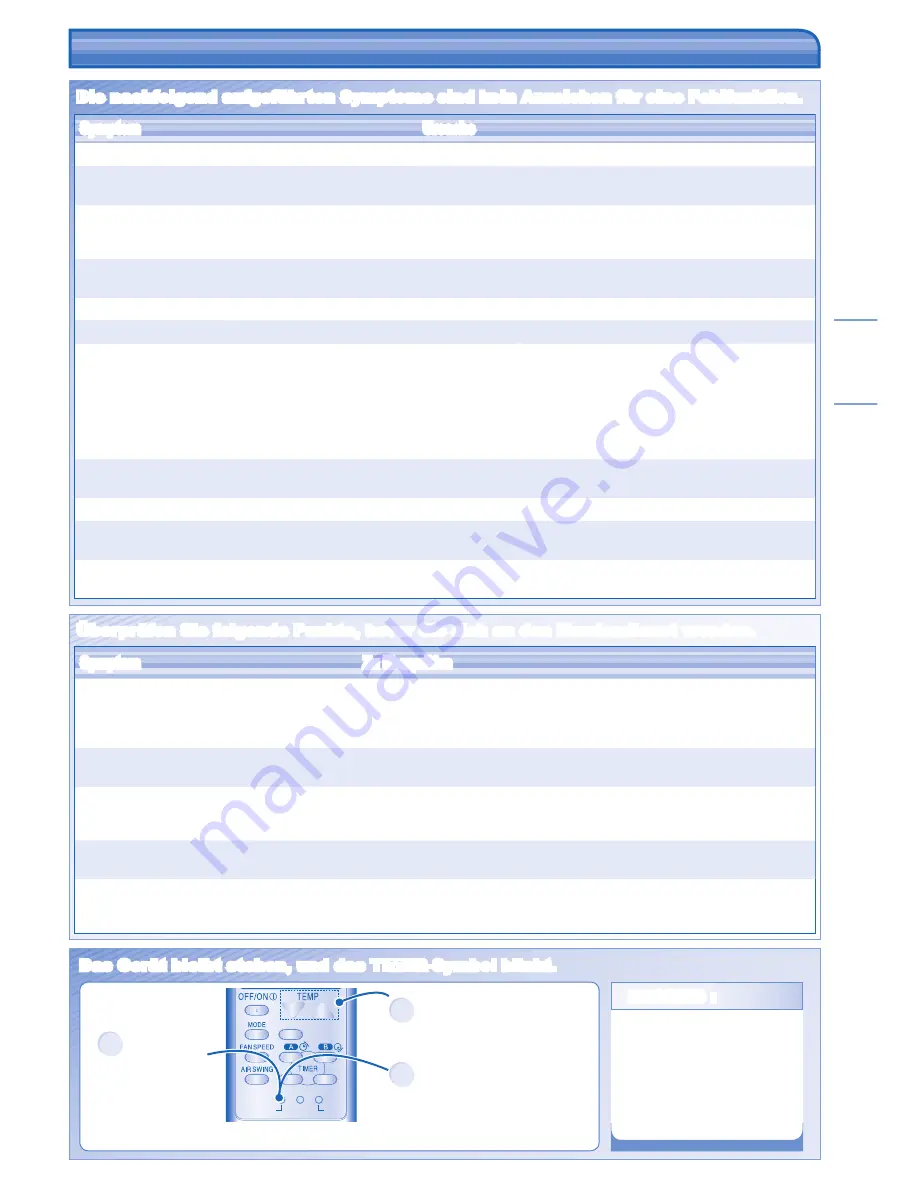 Panasonic CS-RE12HKE Operating Instructions Manual Download Page 25