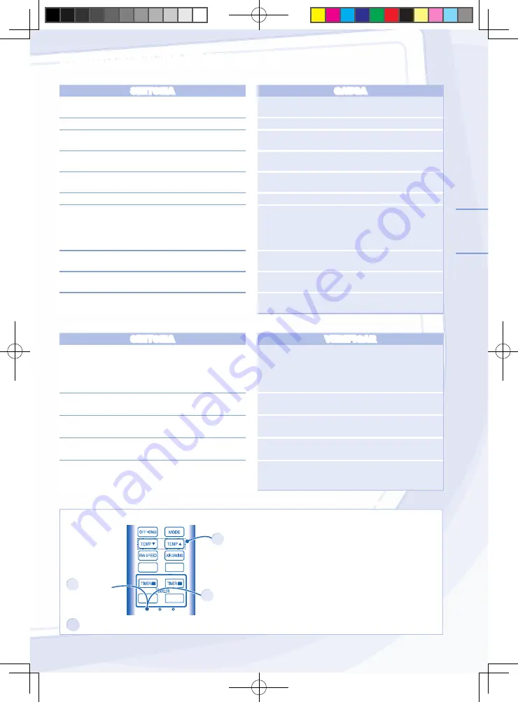 Panasonic CS-RE12NKX Operating Instructions Manual Download Page 31